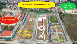 Bán đất đấu giá khu đô thị mới Thụy Lâm Đông Anh mặt đường kinh doanh