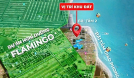 Bán đất thổ cư ven biển khu du lịch Flamingo Quất Lâm!
