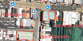 bán nhà mặt tiền ngã ba đường ngay chợ