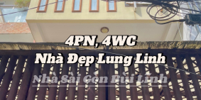 BÁN NHÀ TÂN PHÚ, HXH 6M THÔNG TỨ PHÍA TÂY THẠNH, 60m2, MT4M, NHỈNH 5.X TỶ CÓ BỚT