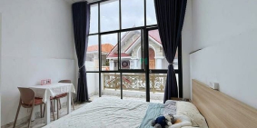Nhà hàng - Khách sạn: Căn Hộ Studio - Full Nội Thất - View Kính - Mới Xây Ngay C