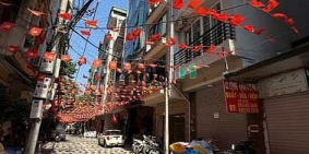 Nhà phố: cho thuê nhà ngõ 111 Nguyễn Xiển DT 60m2, 5T, MT4,5m, giá 24tr/th
