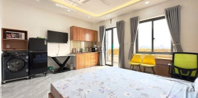 Nhà hàng - Khách sạn: Cho thuê căn hộ có ban công - rộng 30m2 - Tô Hiến Thành Q1