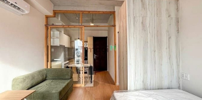 Nhà hàng - Khách sạn: 1PN ban công Trần Hưng Đạo ngay Bộ Công An, P Nguyễn Cư Tr