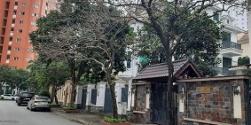 Bán nhà phố dự án: Biệt thự đơn lập Khu đô thị mới Nghĩa đô. View công viên. 300