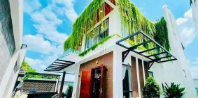 Bán nhà riêng: Bán nhà biệt thự nghĩ Dưỡng hồ bơi rộng 300m2 Đặng Thúc Vịnh Hóc 