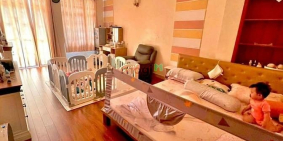 Bán nhà phố dự án: ĐỐI DIỆN HOA VIÊNNhà đẹp FULL NỘI THẤT KDC Bình Phú 4x16m 4