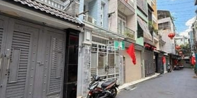 Bán nhà riêng: Bán Nhà Mới 3 Tầng ST Hẻm nhựa 7m Lũy Bán Bích DT: 4x13m 4PN Giá 