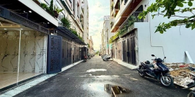 Bán nhà riêng: Nhà đường xe hơi Thạnh Xuân 25, DT:4x14M, Lửng, 3Lầu, 4PN, Gara x