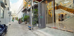 Bán nhà riêng: Nhà sẹ ngắn Lâm Thị Hố, DT:4x14M , Lửng, 3Lầu, 4PN, Gara ôtô, S/t