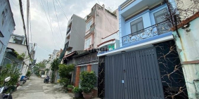 Bán nhà riêng: Bán nhà hẻm xe hơi Trường Chinh - Tân Hưng Thuận, Quận 12, 4x21m,