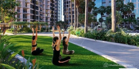 Bán căn hộ chung cư: Bán căn hộ tầng trệt 2PN view biển Diamond Centery Celadon 