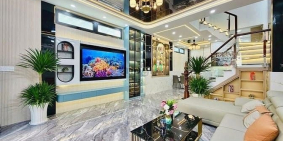 Bán nhà riêng: Nhà Mới Siêu Phẩm - 55m2 - 4 tầng - cách MT 30m