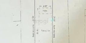 Bán nhà riêng: Bán nhà 2 mặt tiền cách Nguyễn Trung Nguyệt chỉ 90m đất ngang 6.3