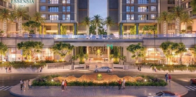 Bán căn hộ chung cư: Bán căn góc 2PN2WC Essensia Sky, lầu trung, view đẹp, giá t