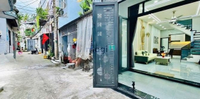 Bán nhà riêng: Bán nhà hẻm 3m đường Bùi Quang Là, P.12, 3,8 x 13, 2 tầng, 3PN gi