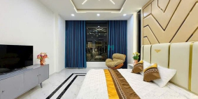 Bán nhà riêng: Bán nhà hẻm xe hơi đường số 51,P.14, 4 x 13, 4 tầng, 4PN giá 6.4 