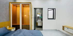 Bán nhà riêng: Bán nhà hẻm 6m 1 sẹc thông Quang Trung, P.8, 4 x 15, giá 6.72 tỷ 