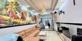 Bán nhà riêng: Nhà lâm thị hố 72m2 3 tầng 5 tỷ 9 p.tân chánh hiệp quận 12 cũ.