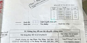 Bán nhà riêng: Bán nhà hẻm huỳnh tấn phát, nhà bè 3 tầng 56m2, 4pn, sổ hồng giá 