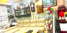 Bán nhà riêng:  Bán nhà Ung Văn Khiêm - ngang 5m, 124m2, 4 tầng - ô tô ngủ nhà