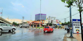 Bán đất thổ cư: Đất 1360m² góc ngã tư vòng xoay Hóa An,46 tỷ vị trí đẹp ngay tru