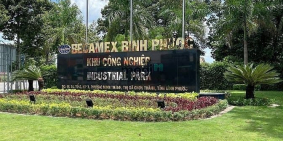 Bán đất thổ cư: Bán 500m2 Vành đai KCN Becamex, KP5, P. Minh Thành, tx Chơn Thàn