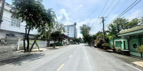 Bán đất thổ cư: Nền biệt thự 1129m2 mặt tiền Nguyễn Hữu Cầu KDC Vạn Phát Cồn Khư