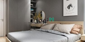 Căn hộ chung cư: Cho thuê căn hộ Diamond Riverside, 2pn, 2wc full nội thất cao c