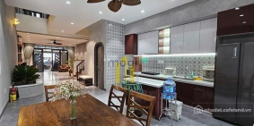 Nhà phố: Nhà Đẹp Full Nội Thất 5 Phòng Giá 50 Triệu