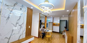 Căn hộ chung cư: Cho thuê Diamond Riverside có nhà liền giá 8 triệu