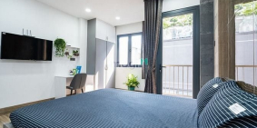 Căn hộ chung cư: Căn hộ Studio ngay Hàng Xanh, gần đại học Hutech, GTVT, UEF,...