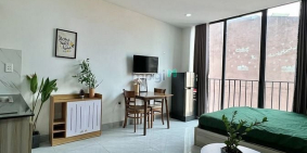 Căn hộ chung cư: Căn hộ sinh viên ban công gần ĐH Công Nghiệp, ĐH Văn Lang Bình 