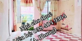 Nhà riêng: Nhà cho thuê: 341/7A Lạc Long Quân Q11, (3.5x12m), 18Tr