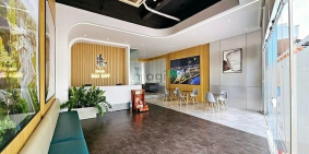 Nhà phố: Cho thuê nhà 5 tầng mặt tiền 76C Trường Sơn khu kinh doanh sầm uất