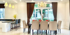 Biệt thự: Cho thuê biệt thự Venica Khang Điền, Q9, 3 tầng, 300m2, 4PN, $3,500/th