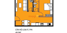 Căn hộ chung cư: Cho thuê căn 1PN khu Topaz Celadon City nhà mới, ở liền, 7tr/th