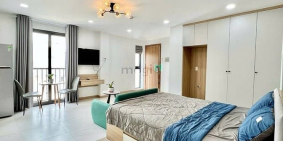 Căn hộ chung cư: Căn hộ chung cư mini studio ban công thoáng mát gần vòng xoay d