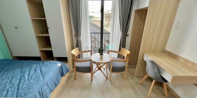 Gần vòng xoay dân chủ - căn hộ chung cư mini studio ban công Quận 3