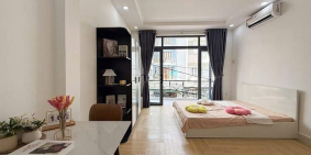 Căn hộ chung cư: STUDIO Ban Công Full Nội Thất Ở Tô Hiệu - Hoà Bình - Đầm Sen