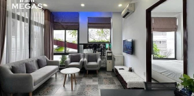 Căn hộ chung cư: Căn hộ 1 Phòng Ngủ+1 Phòng Khách_45m2_BANCOL có Gym và Hồ Bơi