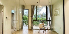 Căn hộ 1 Phòng Ngủ_40m2_BANCOL đầy đủ nội thất gần cầu Thị Nghè