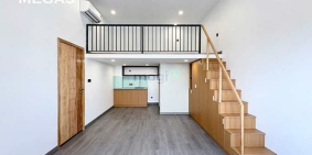 Căn hộ chung cư: Căn hộ Duplex cao 1m7 rộng 40m2 Full nội thất gần Nguyễn Duy Tr