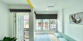 Căn hộ chung cư: CĂN HỘ TẠI Q1 FULL NỘI THẤT Rộng 45m2, phòng ngủ tách bếp  