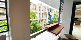 Căn hộ chung cư: Cho thuê CHDV_Minimalism style_Chu Văn An street_45m2_Ban Công