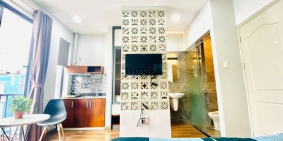 Cho thuê căn hộ 35m2_thiết kế hiện đại_Đường Nguyễn Trãi quận 