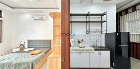Căn hộ chung cư: Cho thuê căn hộ 1PN BAN CÔNG - FULL NT - GIẶT RIÊNG ở Thoại Ngọ