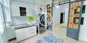 Căn hộ chung cư: 1PN 40m2 BAN CÔNGCHU VĂN ANGần Ngã Tư Hàng Xanh