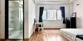 Căn hộ chung cư: 1 Phòng Ngủ 45m2 - Máy Giặt Riêng - Thoáng Mát - Đặng Thuỳ Trâ