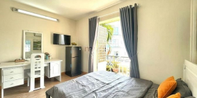 Căn hộ chung cư: CHO THUÊ CH NGUYỄN CỬU VÂNBAN CÔNG phòng rộng thoángMáy giặt